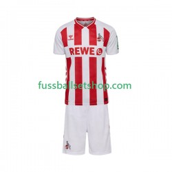 Günstige Fußball Trikotsatz FC Köln Kinder Heimtrikot 2025-2026 Kurzarm