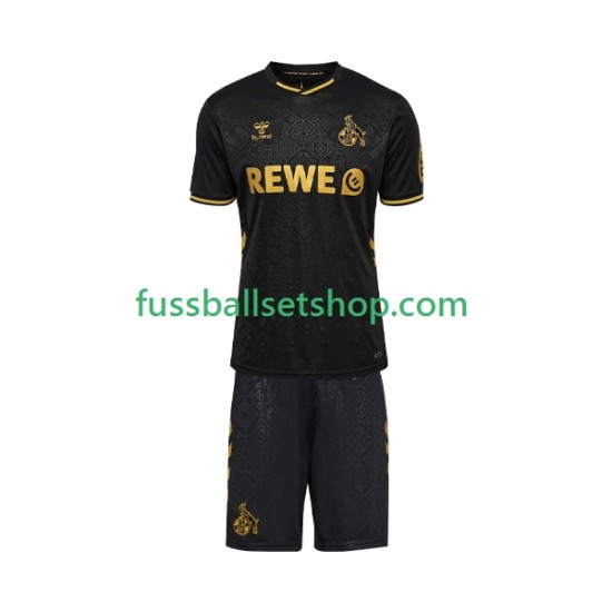 Günstige Fußball Trikotsatz FC Köln Kinder Ausweichtrikot 2025-2026 Kurzarm