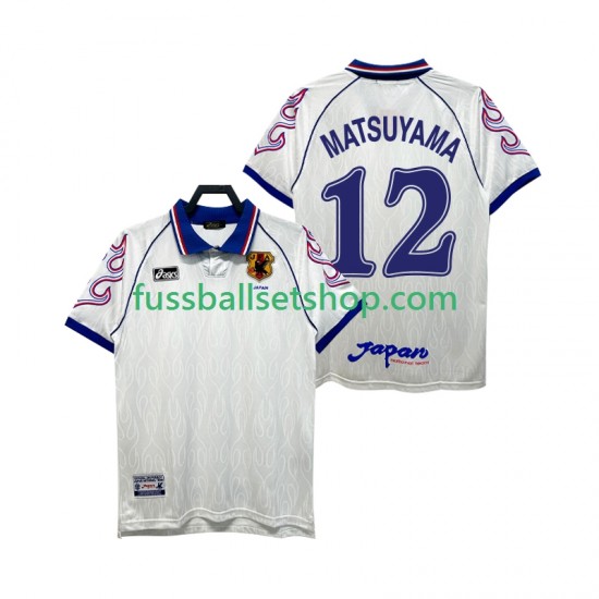 Günstige Fußball Trikotsatz Japan MATSUYAMA 12 Retro Herren Auswärtstrikot 1998 Kurzarm