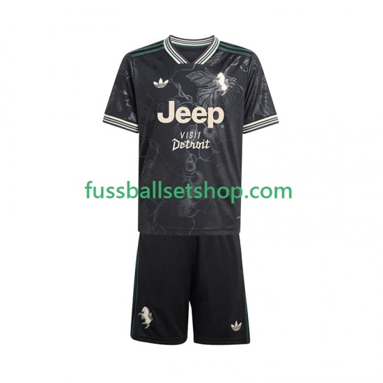 Günstige Fußball Trikotsatz Juventus Turin Kinder Ausweichtrikot 2025-2026 Kurzarm