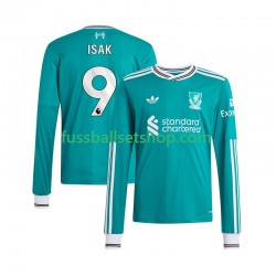Günstige Fußball Trikotsatz Liverpool ISAK 9 Herren Ausweichtrikot 2025-2026 Langarm