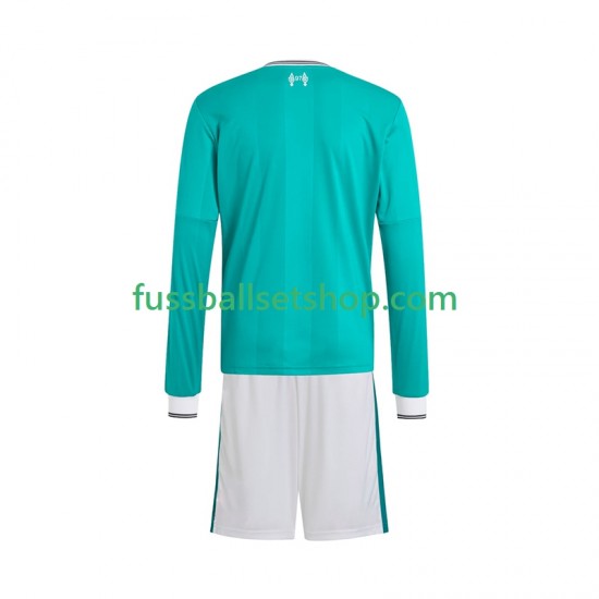 Günstige Fußball Trikotsatz Liverpool Kinder Ausweichtrikot 2025-2026 Langarm