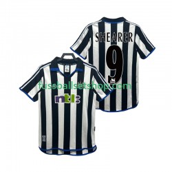 Günstige Fußball Trikotsatz Newcastle United SHEARER 9 2000 2001 Retro Herren Heimtrikot Kurzarm