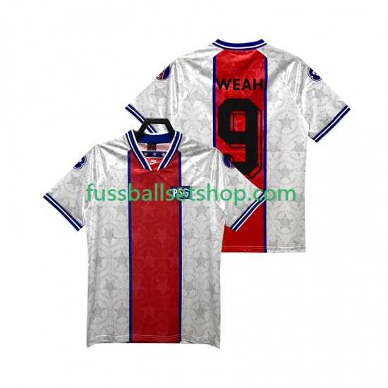 Günstige Fußball Trikotsatz Paris Saint-Germain WEAH 9 1995 Retro Herren Auswärtstrikot 1994 Kurzarm