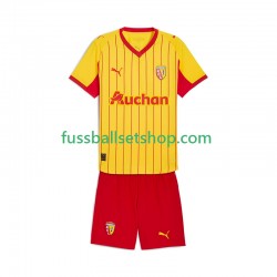 Günstige Fußball Trikotsatz RC Lens Kinder Heimtrikot 2025-2026 Kurzarm