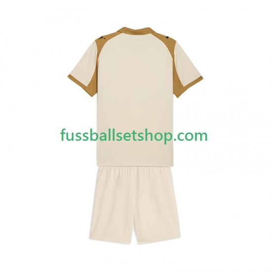 Günstige Fußball Trikotsatz RC Lens Kinder Ausweichtrikot 2025-2026 Kurzarm