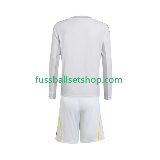 Günstige Fußball Trikotsatz Real Madrid Kinder Heimtrikot 2025-2026 Langarm