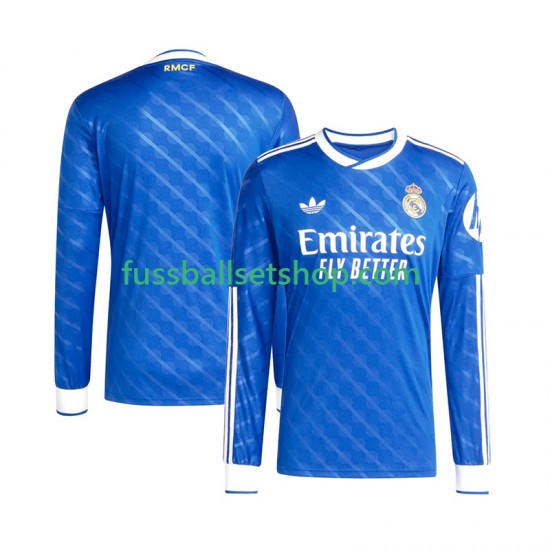 Günstige Fußball Trikotsatz Real Madrid Herren Ausweichtrikot 2025-2026 Langarm