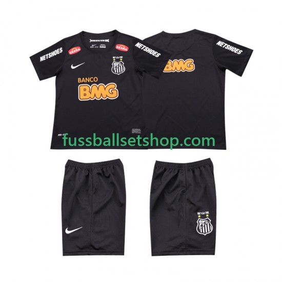 Günstige Fußball Trikotsatz Santos Classic 2012 2013 Retro Kinder Auswärtstrikot Kurzarm