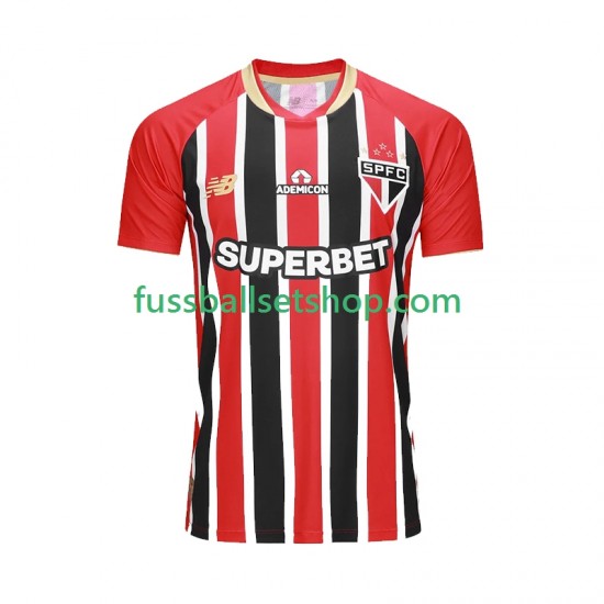 Günstige Fußball Trikotsatz Sao Paulo Herren Auswärtstrikot 2025-2026 Kurzarm