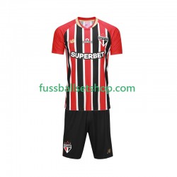 Günstige Fußball Trikotsatz Sao Paulo Kinder Auswärtstrikot 2025-2026 Kurzarm
