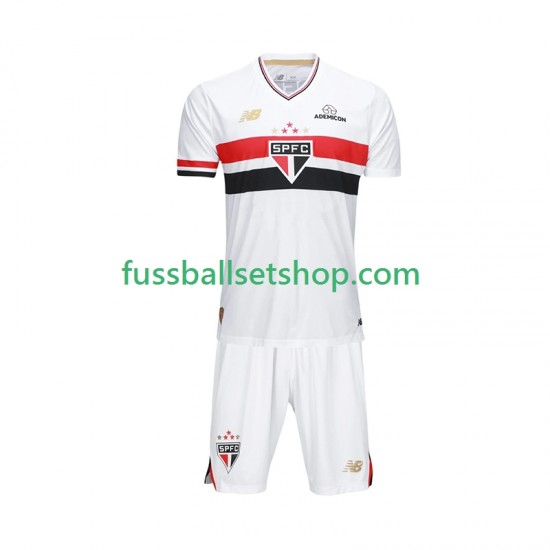 Günstige Fußball Trikotsatz Sao Paulo Kinder Heimtrikot 2025-2026 Kurzarm
