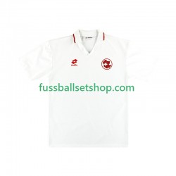 Günstige Fußball Trikotsatz Schweiz Retro Herren Auswärtstrikot 1994 Kurzarm