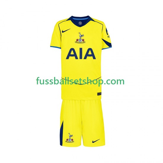 Günstige Fußball Trikotsatz Tottenham Hotspur Kinder Ausweichtrikot 2025-2026 Kurzarm