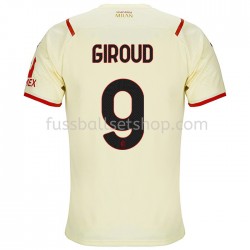Günstige Fußball Trikotsatz AC Milan Olivier Giroud 9 Auswärtstrikot 2021-2022 Kurzarm
