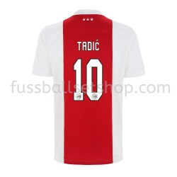 Günstige Fußball Trikotsatz AFC Ajax Dusan Tadic 10 Heimtrikot 2021-2022 Kurzarm