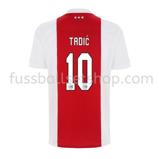 Günstige Fußball Trikotsatz AFC Ajax Dusan Tadic 10 Heimtrikot 2021-2022 Kurzarm