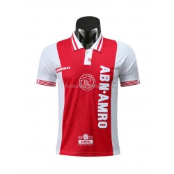 Günstige Fußball Trikotsatz AFC Ajax Retro Heimtrikot 1997-1998 Kurzarm