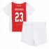 Günstige Fußball Trikotsatz AFC Ajax Steven Berghuis 23 Kinder Heimtrikot 2021-2022 Kurzarm