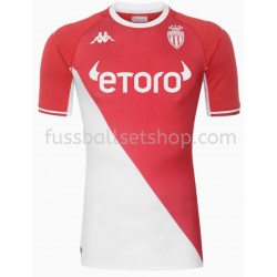 Günstige Fußball Trikotsatz AS Monaco Heimtrikot 2021-2022 Kurzarm