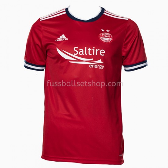 Günstige Fußball Trikotsatz Aberdeen Heimtrikot 2021-2022 Kurzarm