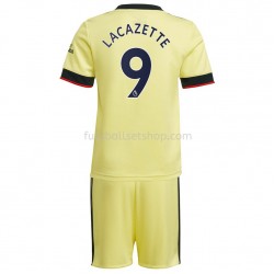Günstige Fußball Trikotsatz Arsenal Alexandre Lacazette 9 Kinder Auswärtstrikot 2021-2022 Kurzarm