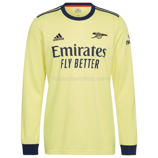 Günstige Fußball Trikotsatz Arsenal Auswärtstrikot 2021-2022 Langarm