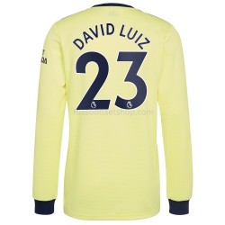 Günstige Fußball Trikotsatz Arsenal David Luiz 23 Auswärtstrikot 2021-2022 Langarm