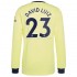 Günstige Fußball Trikotsatz Arsenal David Luiz 23 Auswärtstrikot 2021-2022 Langarm