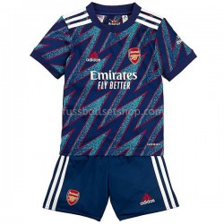 Günstige Fußball Trikotsatz Arsenal Kinder Ausweichtrikot 2021-2022 Kurzarm