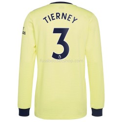 Günstige Fußball Trikotsatz Arsenal Kieran Tierney 3 Auswärtstrikot 2021-2022 Langarm