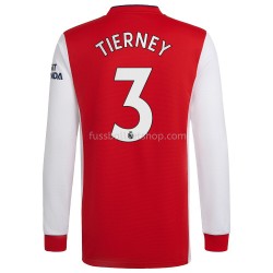 Günstige Fußball Trikotsatz Arsenal Kieran Tierney 3 Heimtrikot 2021-2022 Langarm