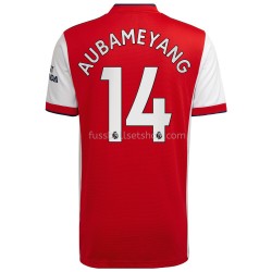 Günstige Fußball Trikotsatz Arsenal Pierre-Emerick Aubameyang 14 Heimtrikot 2021-2022 Kurzarm