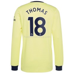 Günstige Fußball Trikotsatz Arsenal Thomas Partey 18 Auswärtstrikot 2021-2022 Langarm