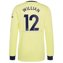 Günstige Fußball Trikotsatz Arsenal Willian 12 Auswärtstrikot 2021-2022 Langarm