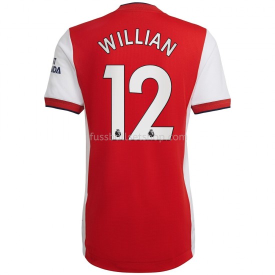 Günstige Fußball Trikotsatz Arsenal Willian 12 Heimtrikot 2021-2022 Kurzarm