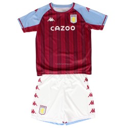 Günstige Fußball Trikotsatz Aston Villa Kinder Heimtrikot 2021-2022 Kurzarm