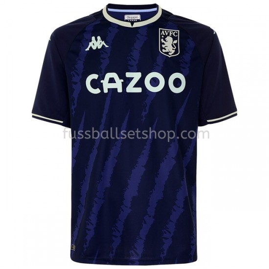 Günstige Fußball Trikotsatz Aston Villa Ausweichtrikot 2021-2022 Kurzarm