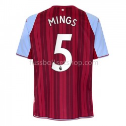 Günstige Fußball Trikotsatz Aston Villa Tyrone Mings 5 Heimtrikot 2021-2022 Kurzarm