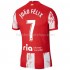 Günstige Fußball Trikotsatz Atlético Madrid Joao Felix 7 Heimtrikot 2021-2022 Kurzarm