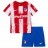 Günstige Fußball Trikotsatz Atlético Madrid Kinder Heimtrikot 2021-2022 Kurzarm