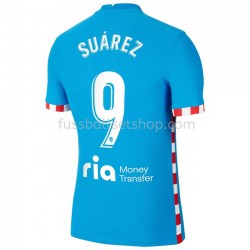Günstige Fußball Trikotsatz Atlético Madrid Luis Suárez 9 Drittes Fußballtrikot 2021-2022 Kurzarm