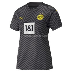 Günstige Fußball Trikotsatz BVB Borussia Dortmund Frauen Auswärtstrikot 2021-2022 Kurzarm