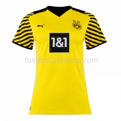 Günstige Fußball Trikotsatz BVB Borussia Dortmund Frauen Heimtrikot 2021-2022 Kurzarm