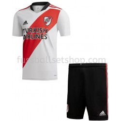 Günstige Fußball Trikotsatz CA River Plate Kinder Heimtrikot 2021-2022 Kurzarm