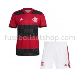 Günstige Fußball Trikotsatz CR Flamengo Kinder Heimtrikot 2021-2022 Kurzarm