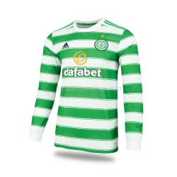 Günstige Fußball Trikotsatz Celtic Heimtrikot 2021-2022 Langarm