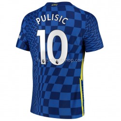 Günstige Fußball Trikotsatz Chelsea Christian Pulisic 10 Heimtrikot 2021-2022 Kurzarm