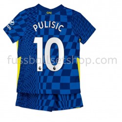 Günstige Fußball Trikotsatz Chelsea Christian Pulisic 10 Kinder Heimtrikot 2021-2022 Kurzarm