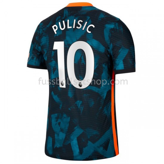 Günstige Fußball Trikotsatz Chelsea Christian Pulisic 10 Ausweichtrikot 2021-2022 Kurzarm